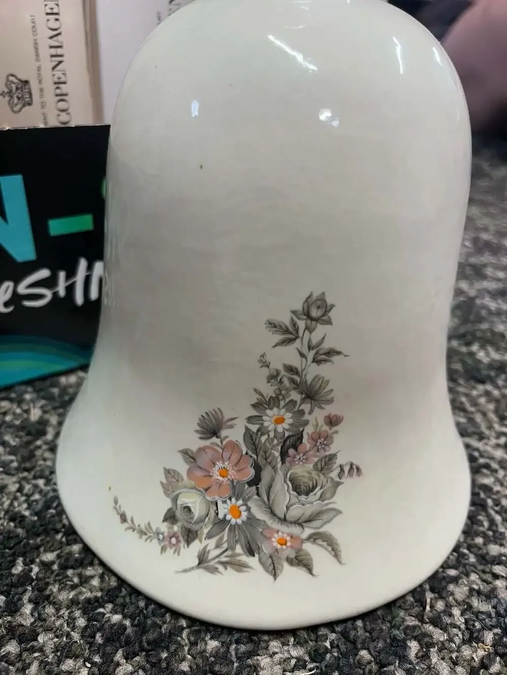 Royal Copenhagen Porcelain Decorative Floral Bell